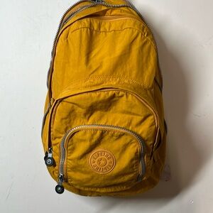 Kipling Gold Backpack Durable Everyday Style
